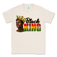 Natural afro man black king Classic Tee - texasbilliewilder