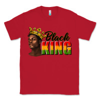 Red afro man black king Classic Tee - texasbilliewilder