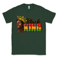 Sports Green afro man black king Classic Tee - texasbilliewilder