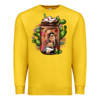 Lemon mexican coffee cup cactus Premium Sweatshirt - JahusDesignShop