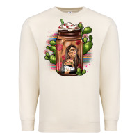 Sandshell mexican coffee cup cactus Premium Sweatshirt - JahusDesignShop