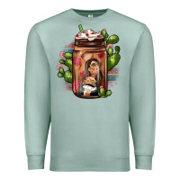 Seafoam mexican coffee cup cactus Premium Sweatshirt - JahusDesignShop