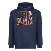 Navy mimi baseball Heavyweight Hoodie - RacoonDesign