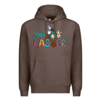Coffee cross rabbit gnomes happy easter Premium Hoodie - Jasminsmagicworld