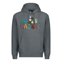 Rock cross rabbit gnomes happy easter Premium Hoodie - Jasminsmagicworld