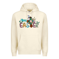 Sandshell cross rabbit gnomes happy easter Premium Hoodie - Jasminsmagicworld