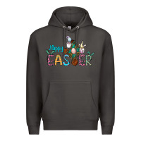 Smoke cross rabbit gnomes happy easter Premium Hoodie - Jasminsmagicworld