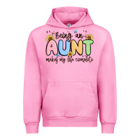 Fuchsia Pink being an aunt makes my life complete Urban Hoodie - MaliasSmallBusiness