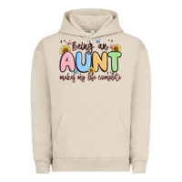 Pigment French Oak being an aunt makes my life complete Urban Hoodie - MaliasSmallBusiness