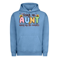 Pigment Pebble Blue being an aunt makes my life complete Urban Hoodie - MaliasSmallBusiness