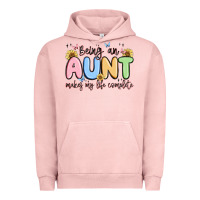 Pigment Salmon being an aunt makes my life complete Urban Hoodie - MaliasSmallBusiness