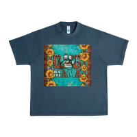 Midnight Navy dog mama Urban Heavy Tee - Artiststas