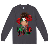 Smoke Proud Latina messy bun Long Sleeve Tee - RanaPortraitStore