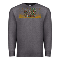 Charcoal Heather merry christmas cross Premium Sweatshirt - JahusDesignShop