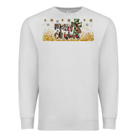 Dove Grey merry christmas cross Premium Sweatshirt - JahusDesignShop