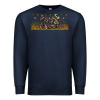Navy merry christmas cross Premium Sweatshirt - JahusDesignShop