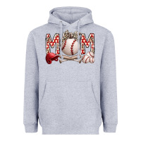 Heather Grey mom baseball Heavyweight Hoodie - RacoonDesign