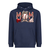 Navy mom baseball Heavyweight Hoodie - RacoonDesign