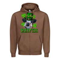 Chestnut lucky heifer Zipper Hoodie - RanaPortraitStore