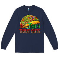 Navy Taco 'bout cute Long Sleeve Tee - RanaPortraitStore