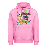 Fuchsia Pink easter jesus fills my cup Urban Hoodie - MaliasSmallBusiness