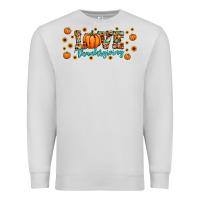 Dove Grey love thanksgiving Premium Sweatshirt - JahusDesignShop