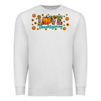 Oatmeal Heather love thanksgiving Premium Sweatshirt - JahusDesignShop