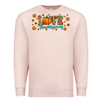 Pale Pink love thanksgiving Premium Sweatshirt - JahusDesignShop