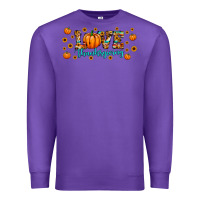 Purple love thanksgiving Premium Sweatshirt - JahusDesignShop