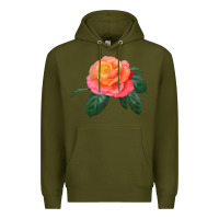 Army Green chicago peace rose Premium Hoodie - LillyAllenDesigns