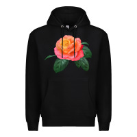Black chicago peace rose Premium Hoodie - LillyAllenDesigns