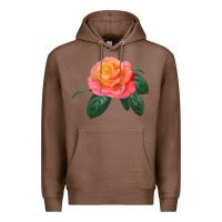 Chestnut chicago peace rose Premium Hoodie - LillyAllenDesigns