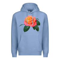 Colony Blue chicago peace rose Premium Hoodie - LillyAllenDesigns