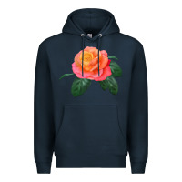 Navy chicago peace rose Premium Hoodie - LillyAllenDesigns