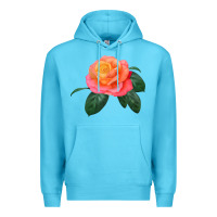 Ocean Blue chicago peace rose Premium Hoodie - LillyAllenDesigns
