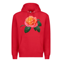 Red chicago peace rose Premium Hoodie - LillyAllenDesigns