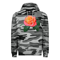 Slate Camo chicago peace rose Premium Hoodie - LillyAllenDesigns