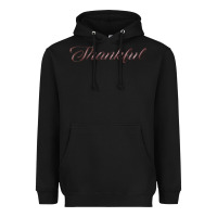 Black thankful Heavyweight Hoodie - FaDigitalArtStudio