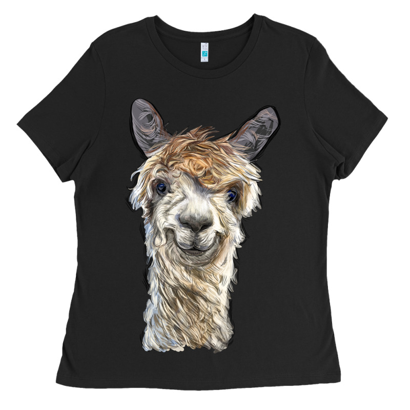 Alpaca Ladies Tee by BarkalooDesign | Teevron