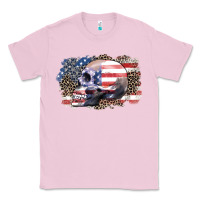 Bubblegum Pink american skull Classic Tee - Zillion Design Studio