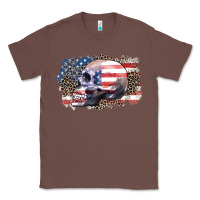Chestnut american skull Classic Tee - Zillion Design Studio