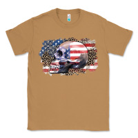 Toasted Coconut american skull Classic Tee - Zillion Design Studio