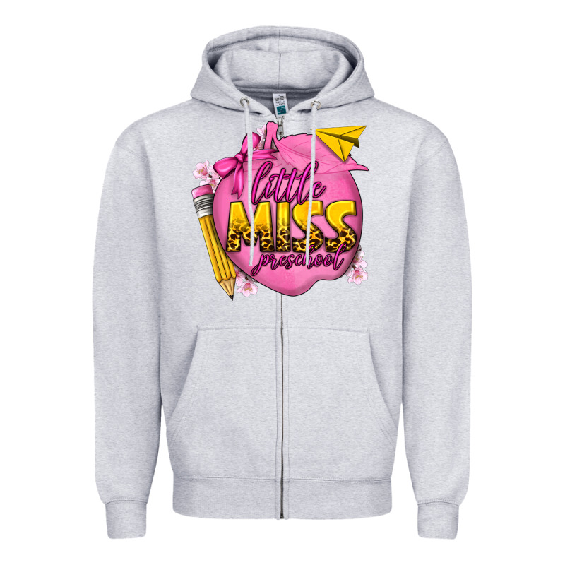 Little Miss Preschool Zipper Hoodie by texasbilliewilder | Teevron