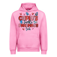 Fuchsia Pink cupid's favorite pharmacy tech Urban Hoodie - MaliasSmallBusiness