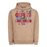 Pigment Burro cupid's favorite pharmacy tech Urban Hoodie - MaliasSmallBusiness