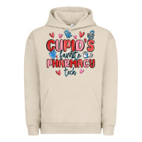 Pigment French Oak cupid's favorite pharmacy tech Urban Hoodie - MaliasSmallBusiness