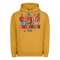 Pigment Peanut Butter cupid's favorite pharmacy tech Urban Hoodie - MaliasSmallBusiness