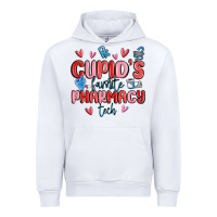 White cupid's favorite pharmacy tech Urban Hoodie - MaliasSmallBusiness