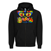Black looking cool for back to school Zipper Hoodie - texasbilliewilder
