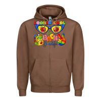 Chestnut looking cool for back to school Zipper Hoodie - texasbilliewilder